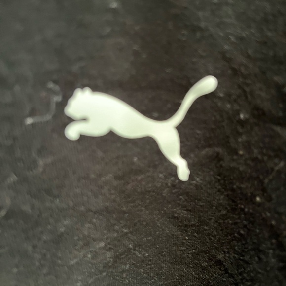 Puma Women's Black Hoodie with White Logo - Picture 3 of 4